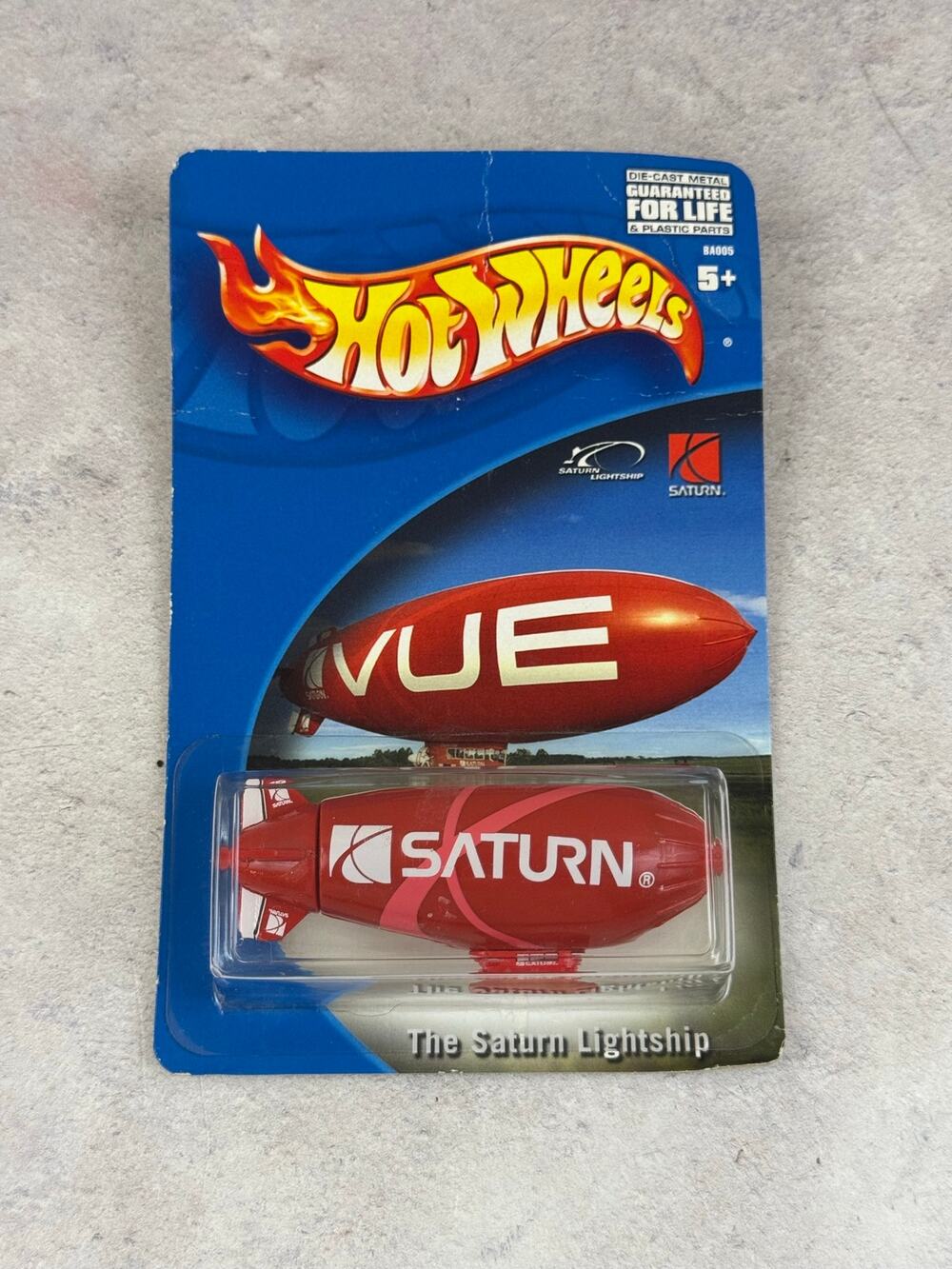 Vintage Hot Wheels 2002 Saturn Lightship Blimp VUE Promotional NEW -a